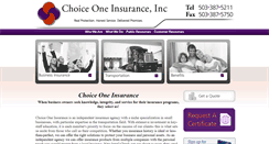 Desktop Screenshot of choiceoneinsuranceinc.com